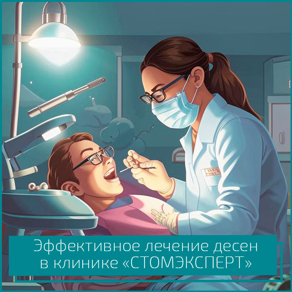 Эффективное лечение десен в клинике «СТОМЭКСПЕРТ»